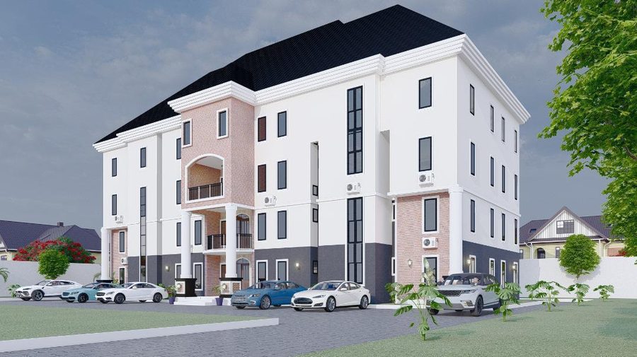 The completed monastery design